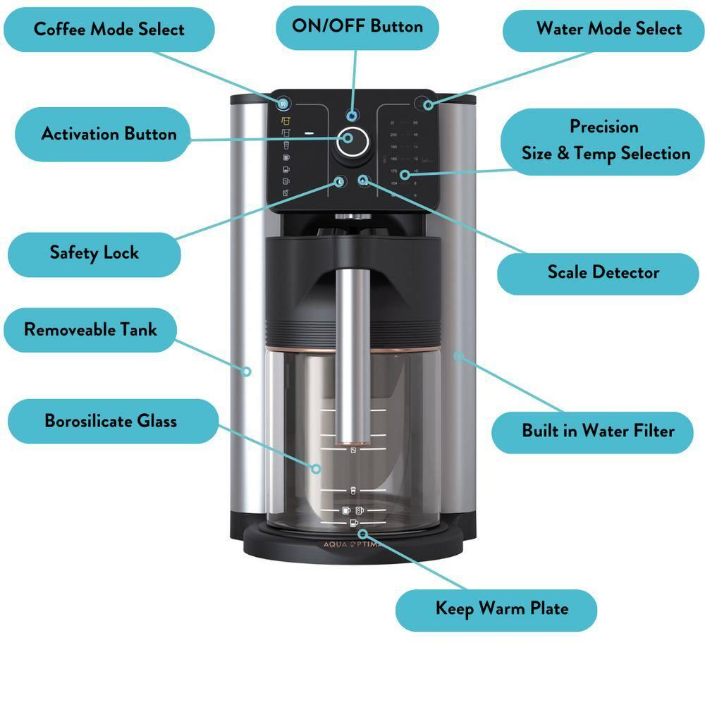 Aurora 10 Cup Drip Coffee Maker & Coffee Machine