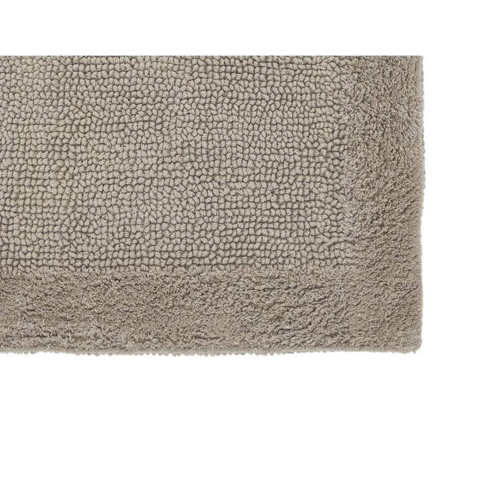 Better Trends Edge 100% Cotton Tufted Reversible Bath Rug 20" x 60" Runner - Beige
