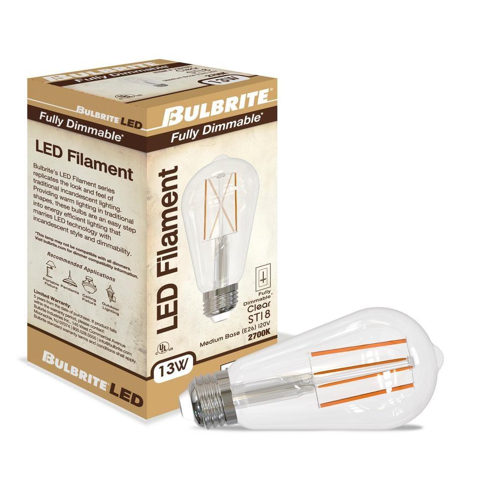 G16 LED Filament Bulb (Set of 4) - Clear Glass / E12 / 4Watt