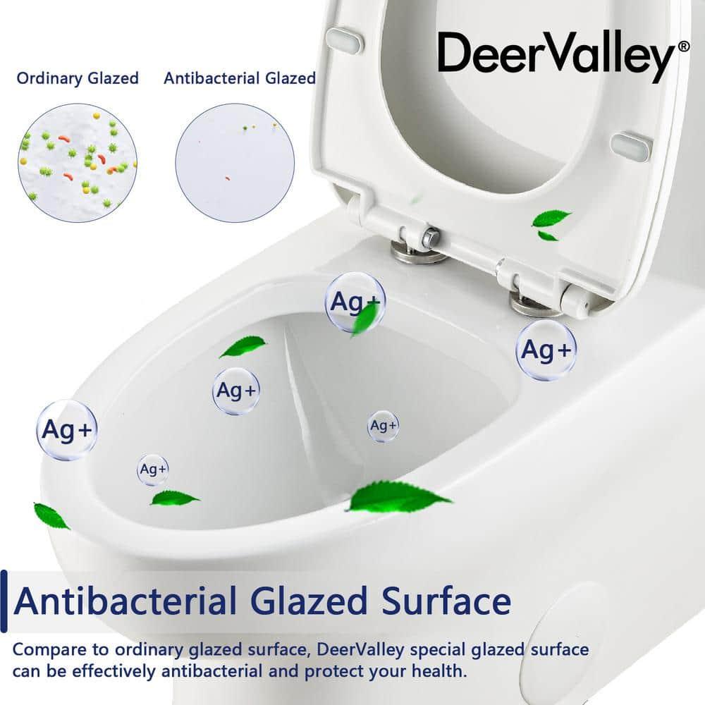 Ally Standard Bathroom Toielt, Modern Toilet with Comfort Chair Height Floor Mounted(Seat Included)