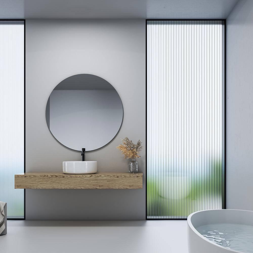 14 X 14 In. Round Ceramic Vessel Bathroom Vessel Sink