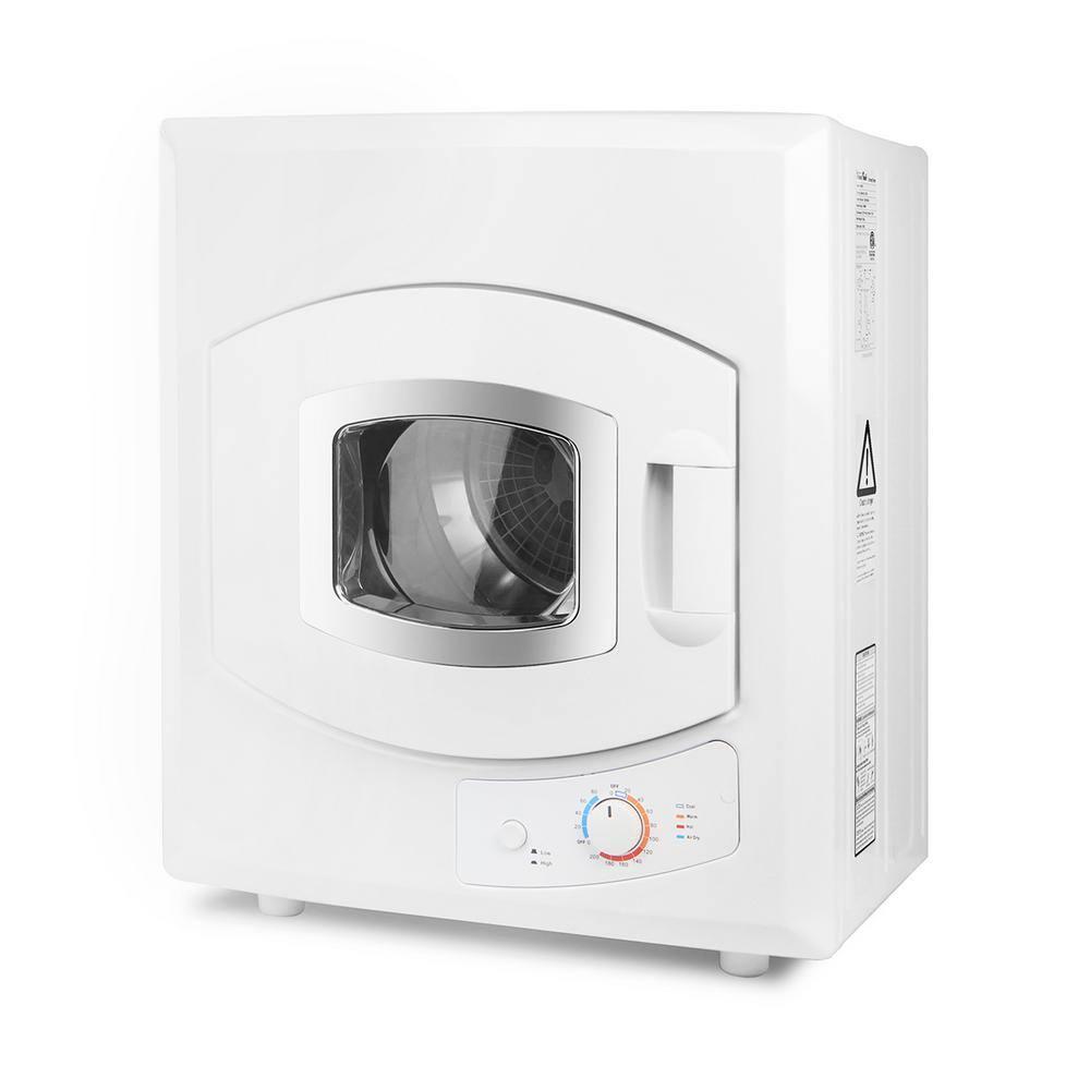 Barton Tumble Dryer White Heat Control Automatic Portable Electric RV 2.6 cu ft