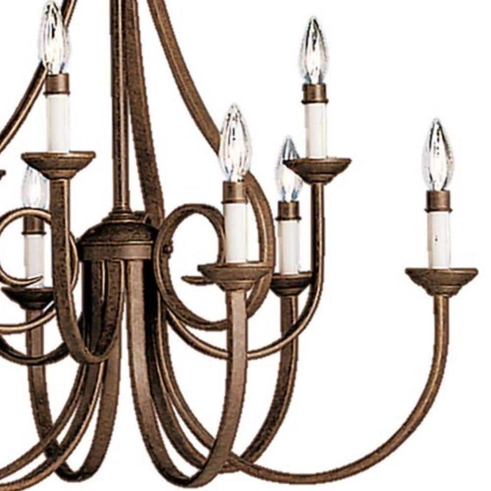Dover 9 - Light Dimmable Tiered Chandelier