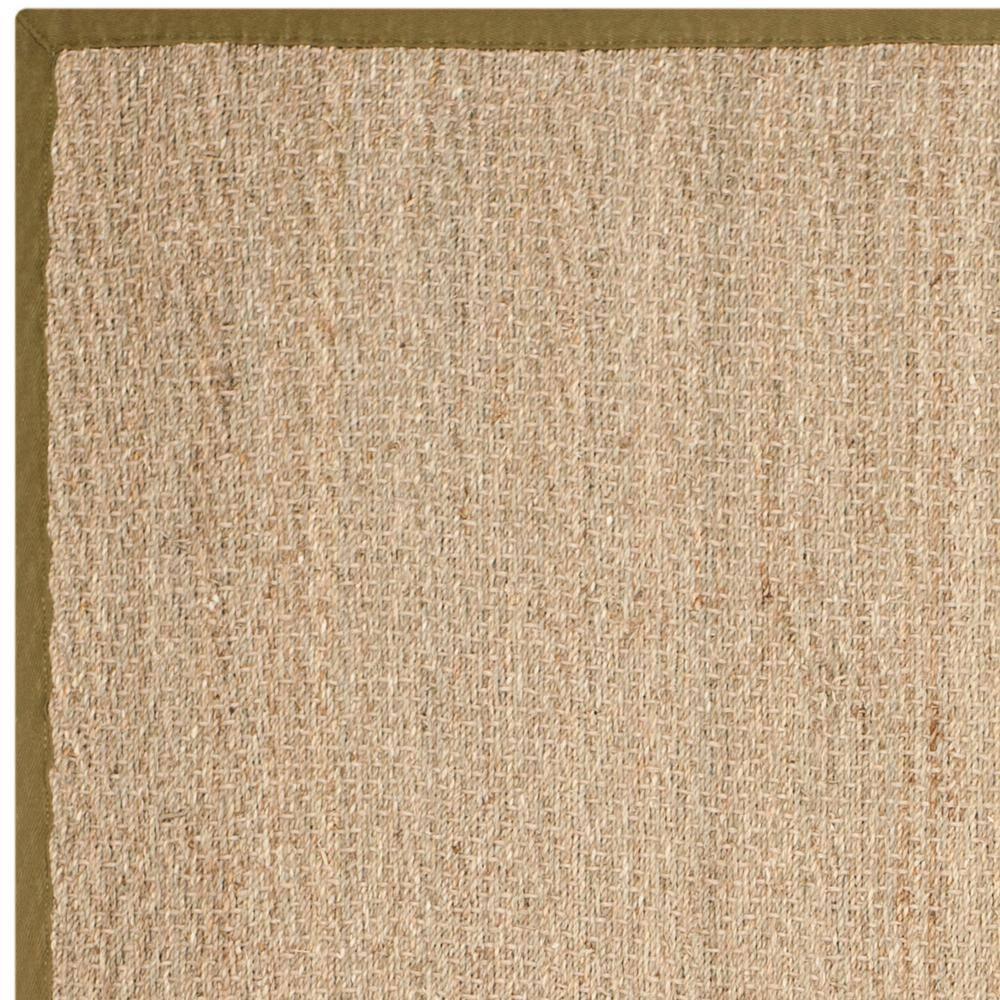 Natural Fiber NF115 Power Loomed Indoor Area Rug - Natural/Olive - 5'x8' - Safavieh