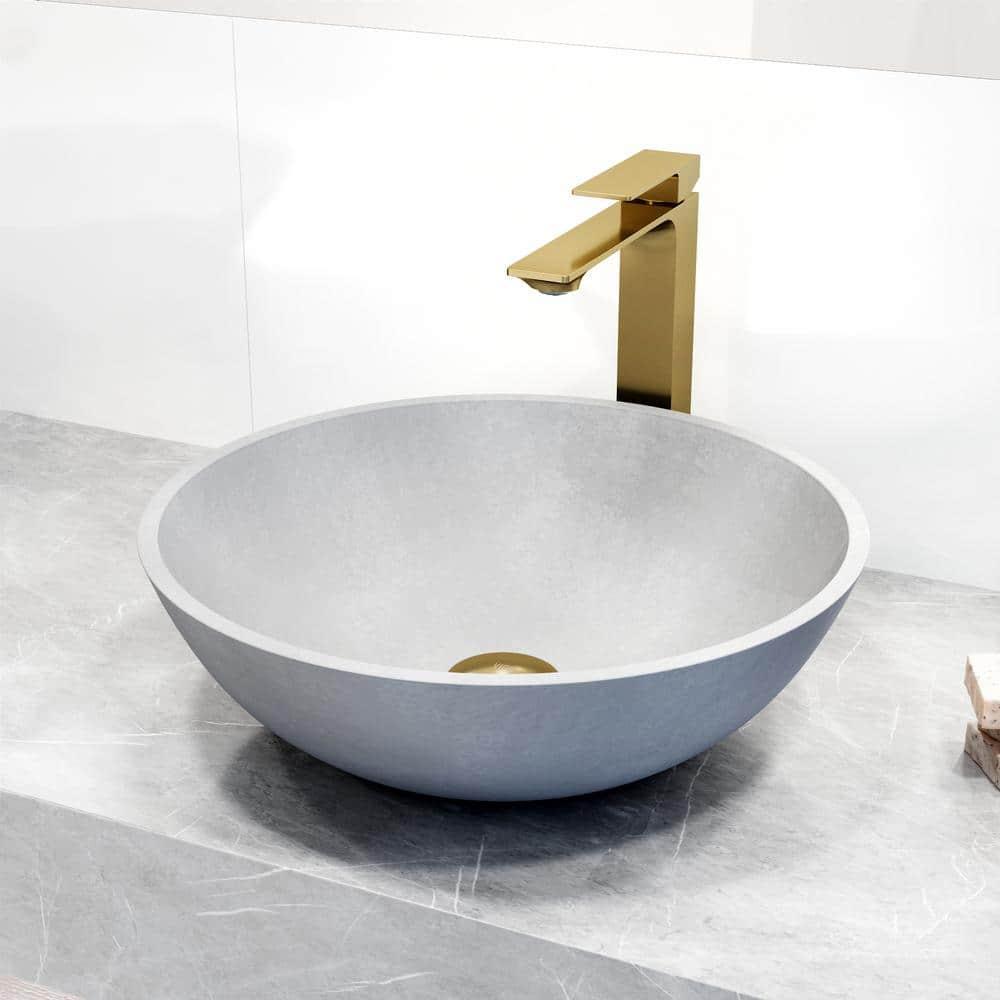 Dunn 11" H Single Handle Vessel Sink Bathroom Faucet