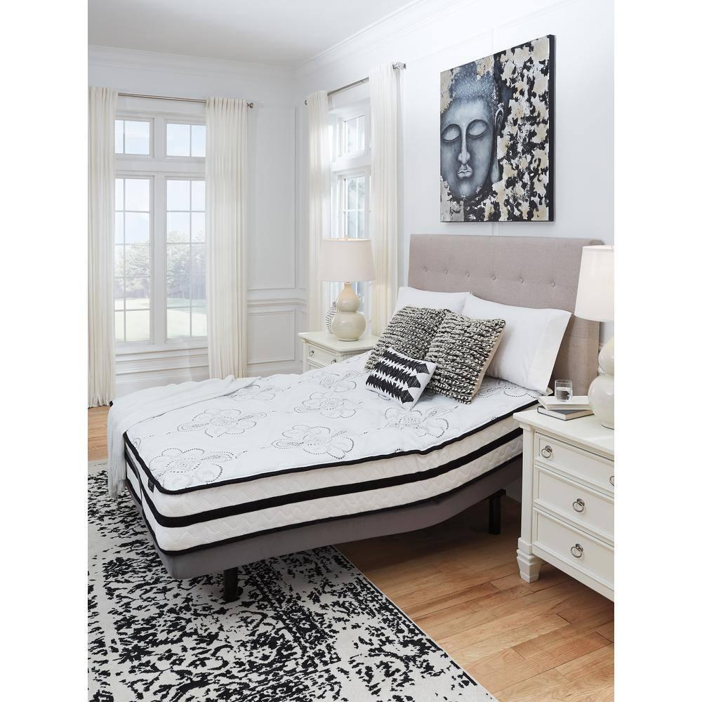 Signature Design By Ashley Chime 10 Inch Hybrid Twin Mattress In A Box White & Reviews | Wayfair