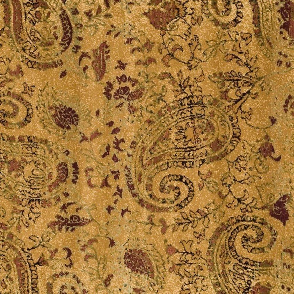 Lyndhurst LNH224 Power Loomed Area Rug - Beige/Multi - 6'x6' - Safavieh
