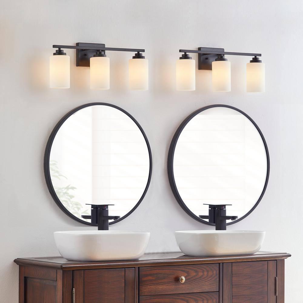 Kawoti Vanity Light With Frosted White Glass