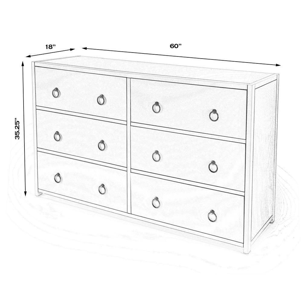 Elin 6 Drawer Dresser