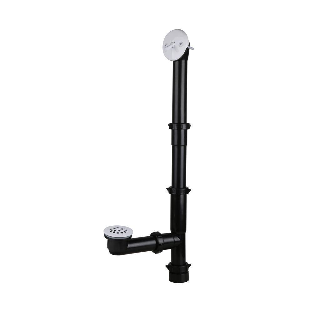 Streamline Bath Streamline 60 in. x 32 in. Acrylic Right-Hand Drain Alcove Bathtub in Glossy White With External Drain NAL-5580-WH