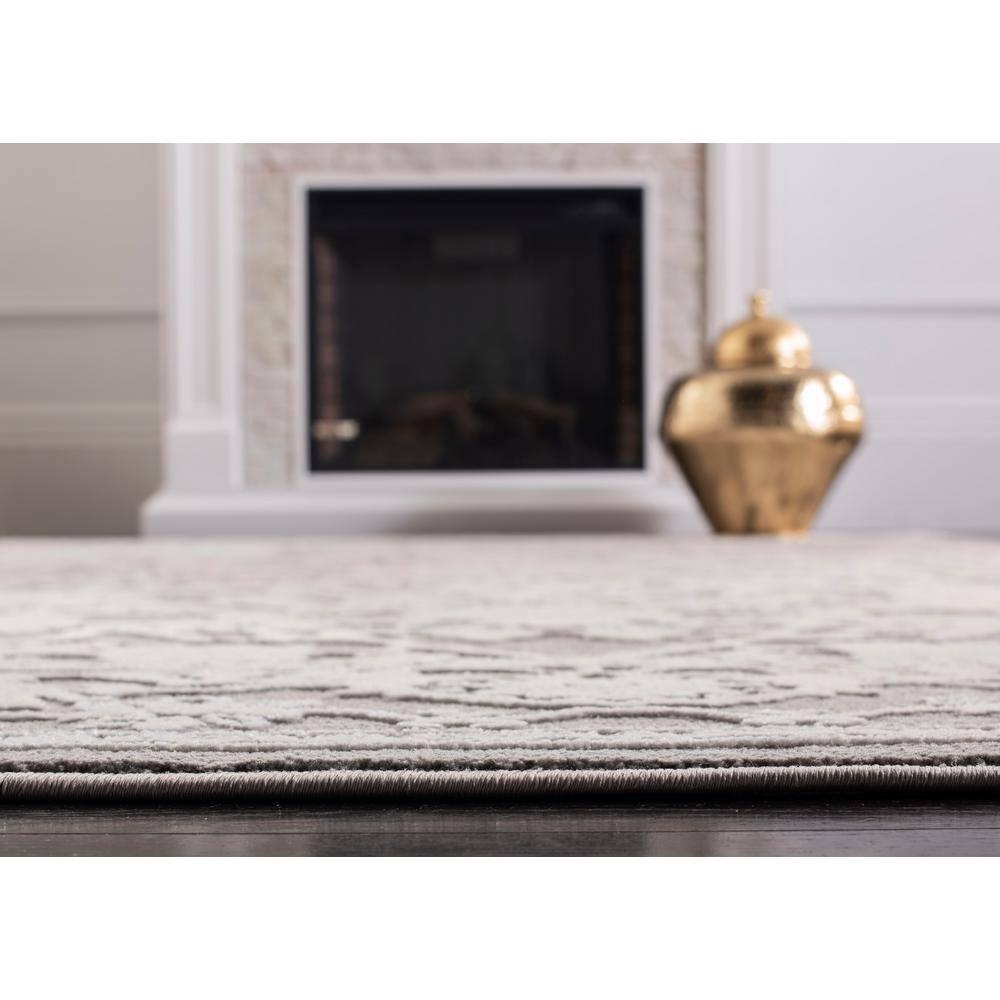 Reflection RFT665 Power Loomed Accent Rug - Dark Grey/Cream - 2'3"x3' - Safavieh.