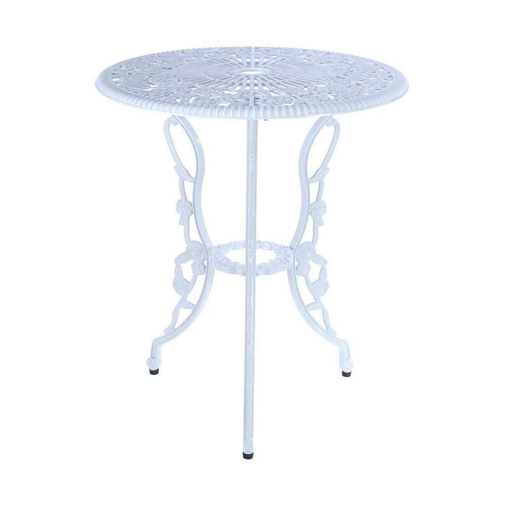 SunnyDaze Decor 2 - Person Metal Patio Dining Set with Round Table
