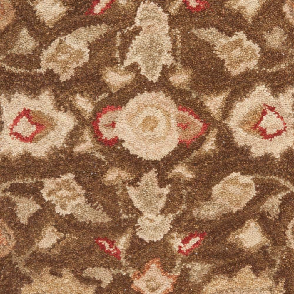 SAFAVIEH Anatolia Venice Traditional Wool Area Rug, Brown/Green, 2' x 3'