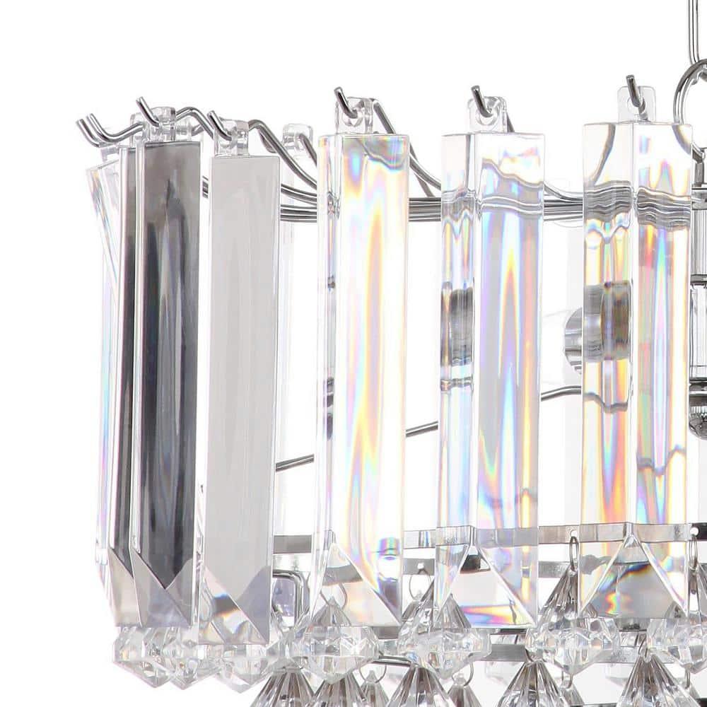 Hampton Pendant Lamp - LIT4490 - Clear/Chrome - Safavieh