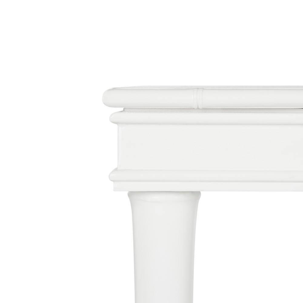 Noely Writing Desk - White/Gold Handle - Safavieh