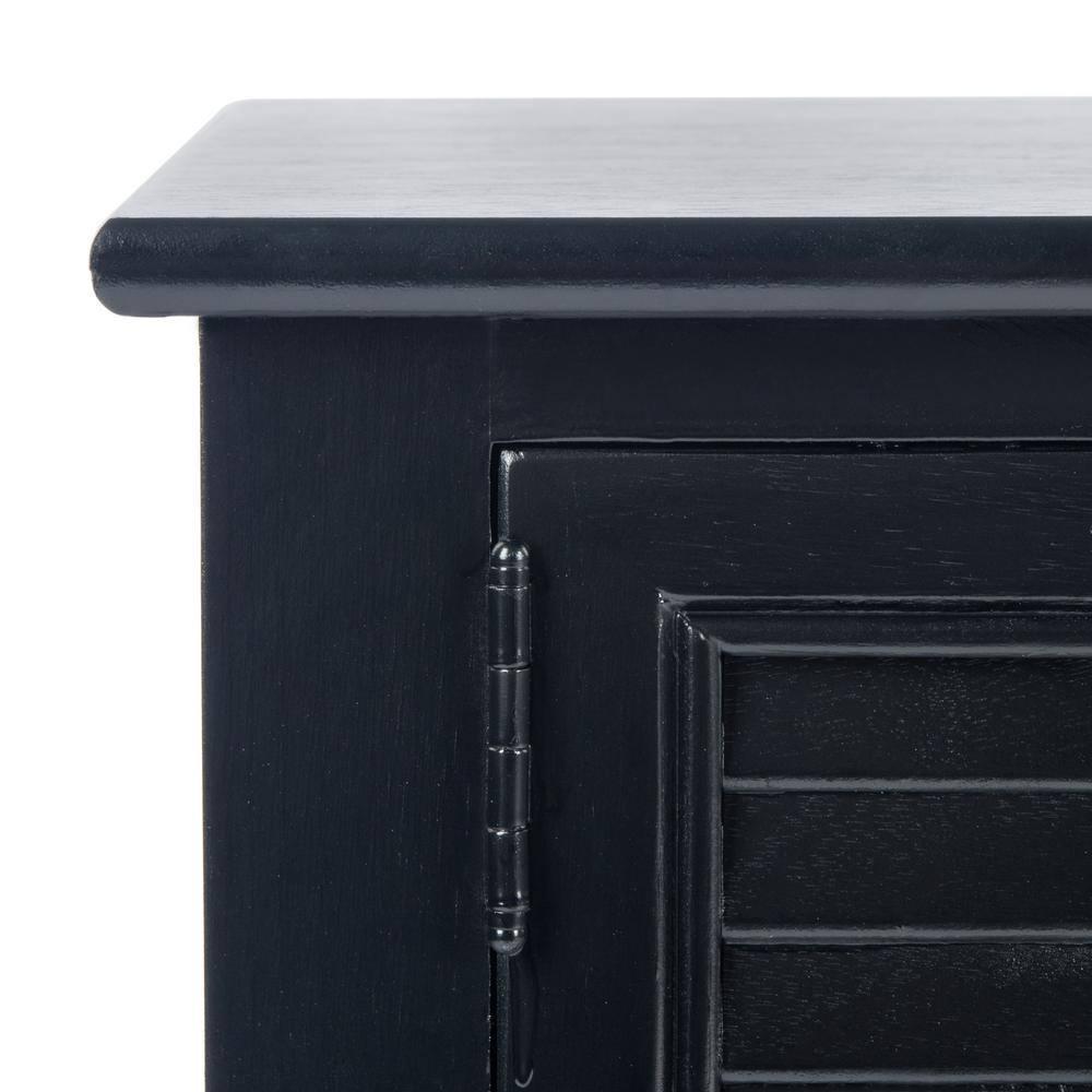 Tate 2 Drawer 2 Door Console Table - CNS5722B - Black - Safavieh