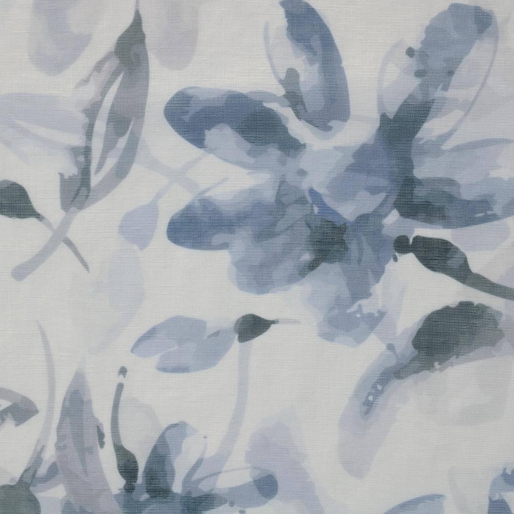 Habitat Florence Sheer Grommet Subtle Watercolor Floral Design Curtain Panel for Livingroom Bedroom 52" x 95" Multicolor