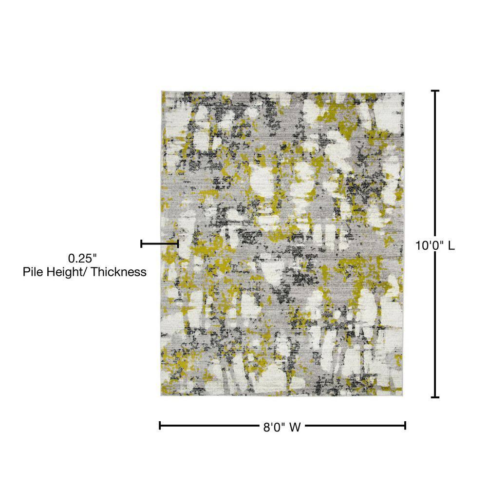 Skyler SKY193 Power Loomed Indoor Area Rug - Grey/Green - 8'x10' - Safavieh