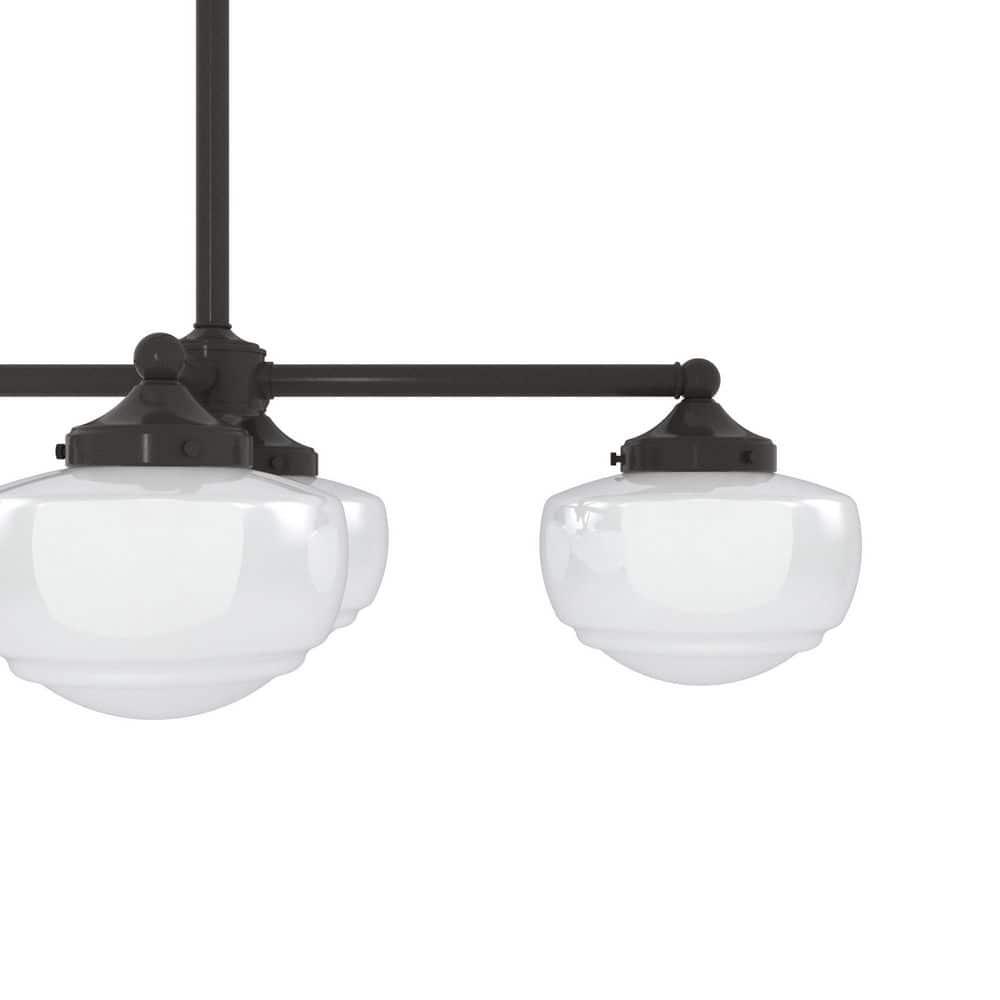Hunter Saddle Creek 7 Light Linear Chandelier Ceiling Light Fixture