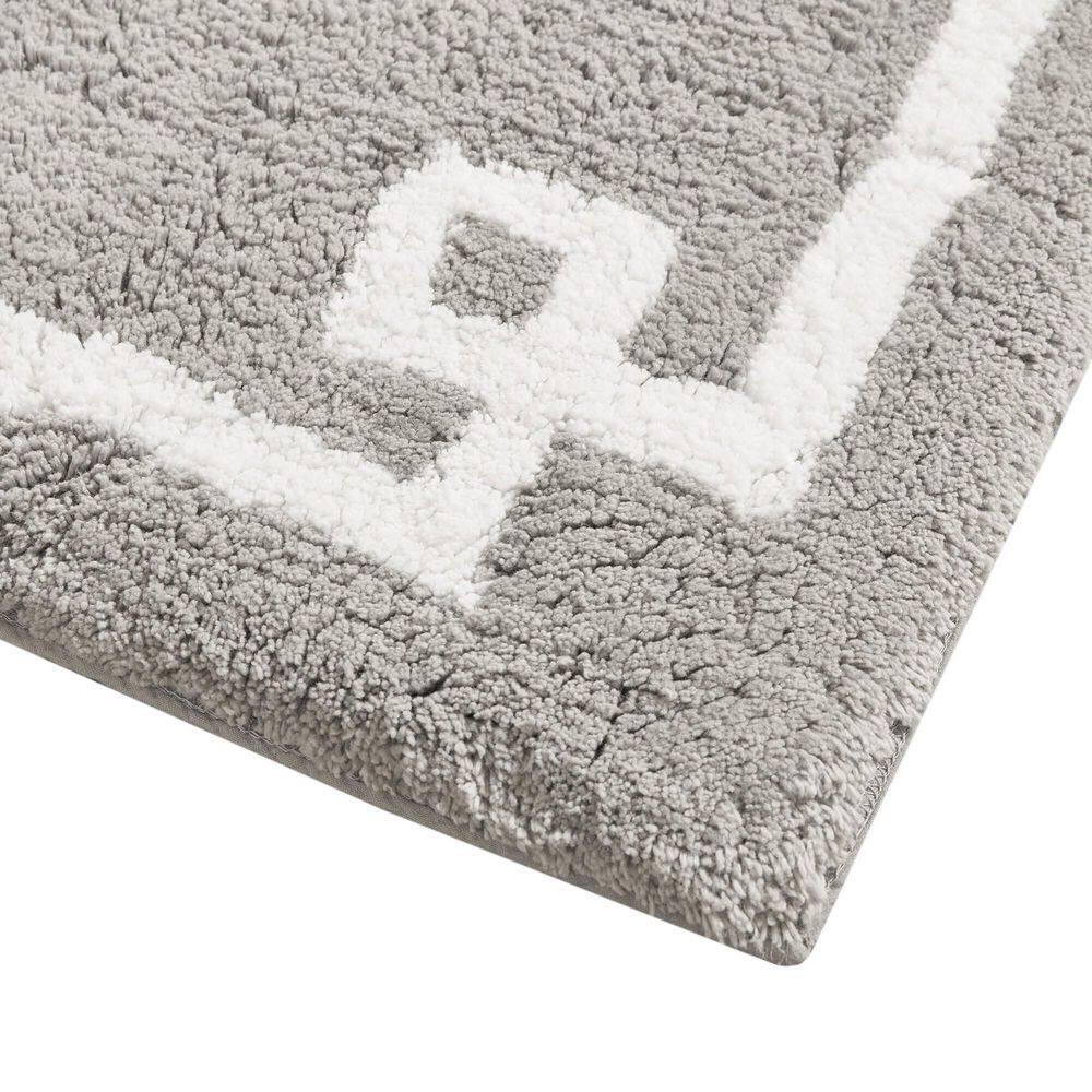 Madison Park 100% Cotton Tufted Bath Rug with Non-Slip Backing
