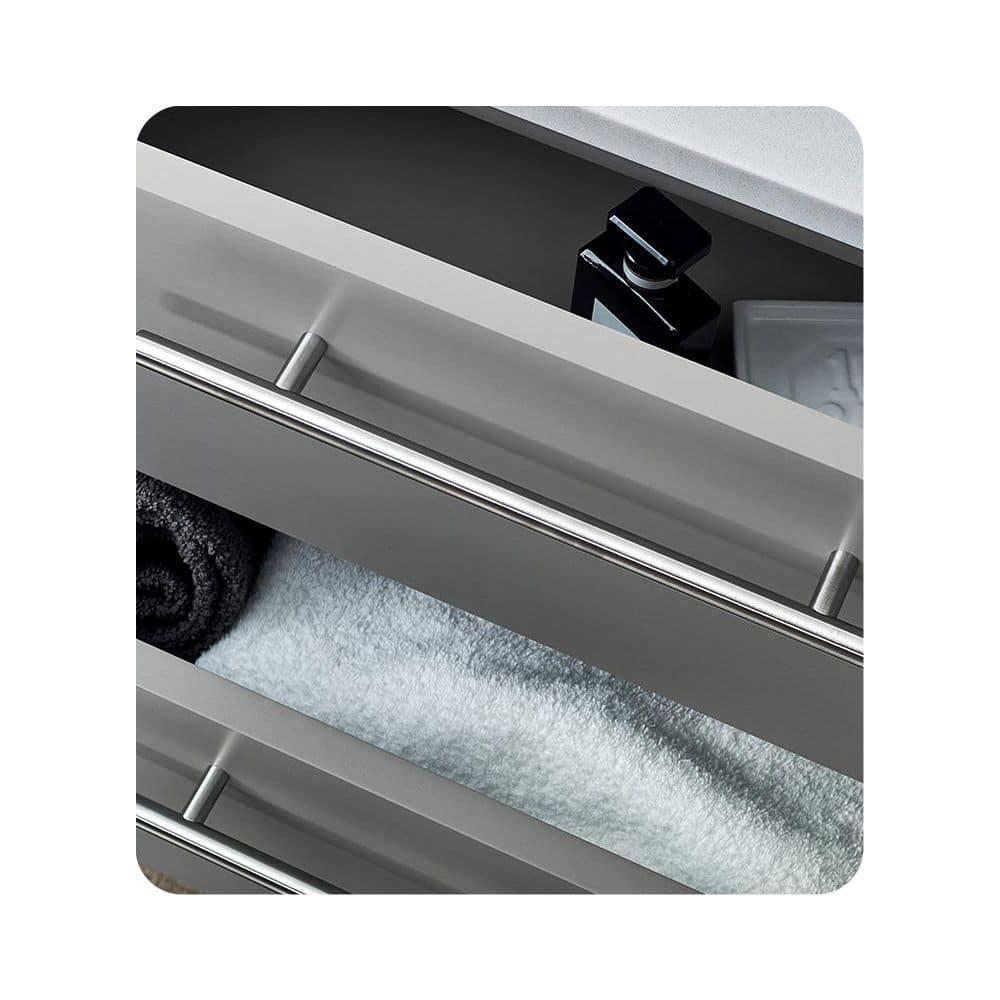 Lucera 30" Wall Mount Single Vessel Sink Bathroom Vanity Base Only (Top and Sink Not Included)