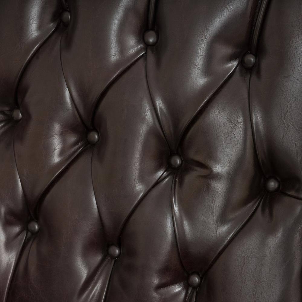 Walter Brown Bonded Leather Recliner Club Chair - Christopher Knight Home: Comfortable Seating, 250lb Capacity
