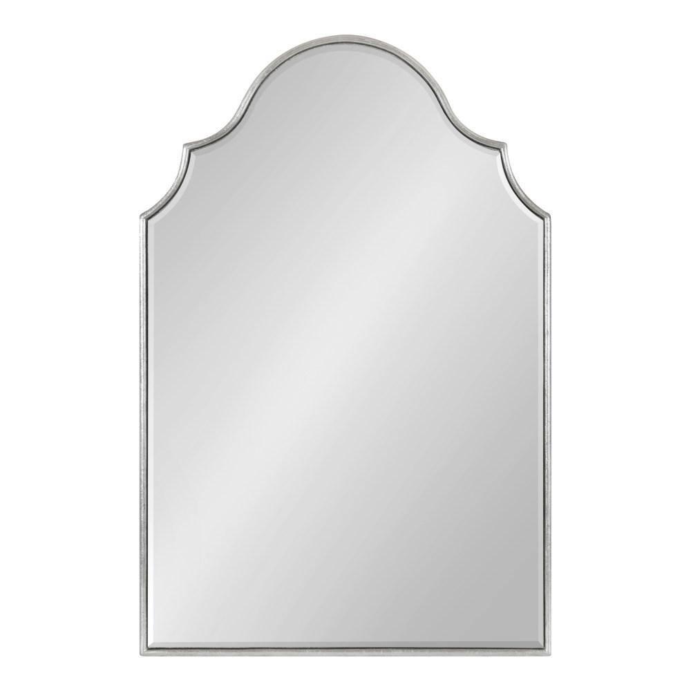 Kate and Laurel Leanna Framed Arch Wall Mirror, 20x30, Silver