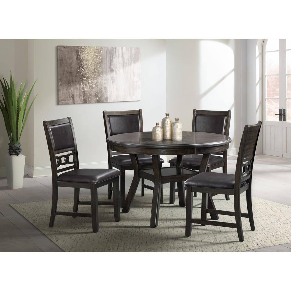 Picket House Furnishings Taylor Standard Height Faux Leather Side Chair Set