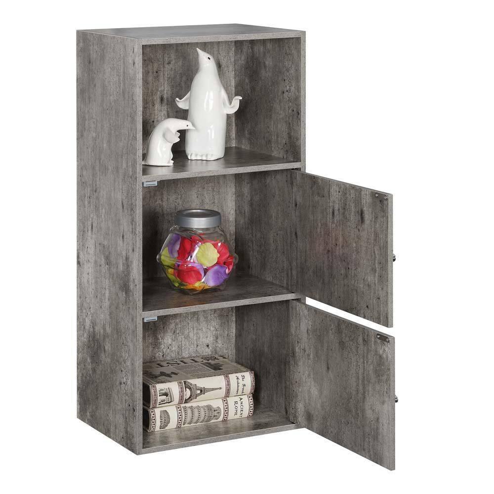 Convenience Concepts Xtra Storage 2 Door Cabinet with Shelf, Faux Birch