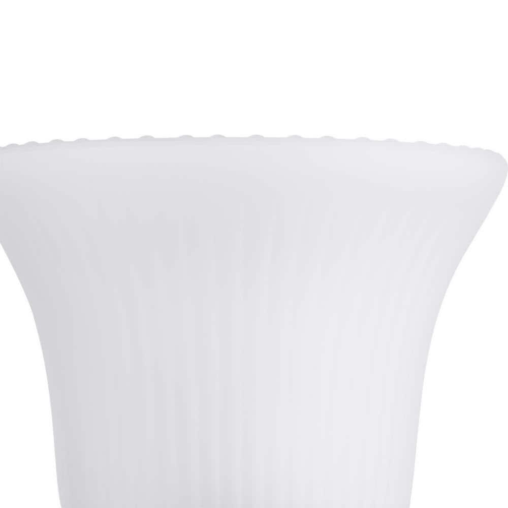 Fluted Glass Collection Three-Light Bath & Vanity