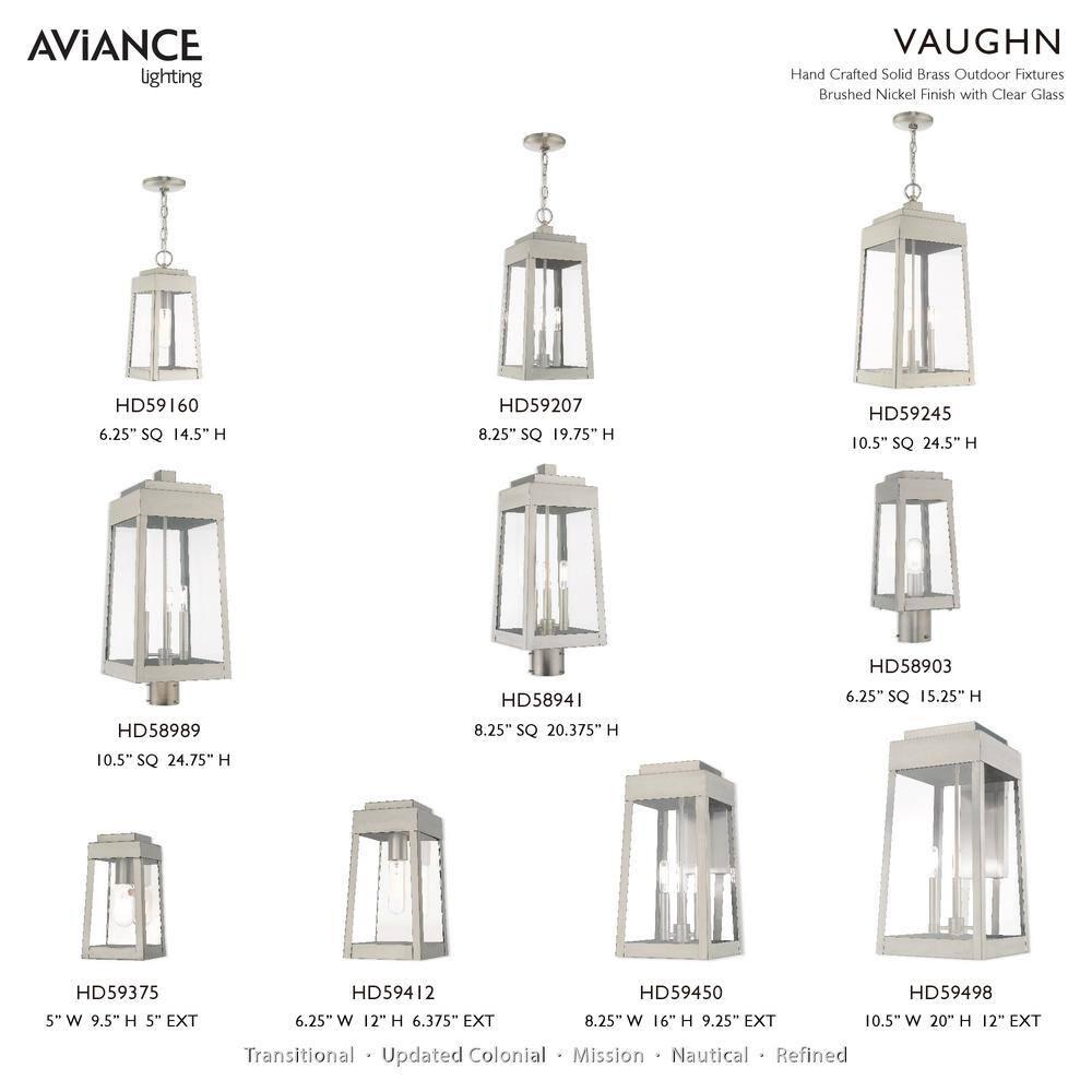 Livex Lighting Oslo 3 - Light Pendant in  Brushed Nickel