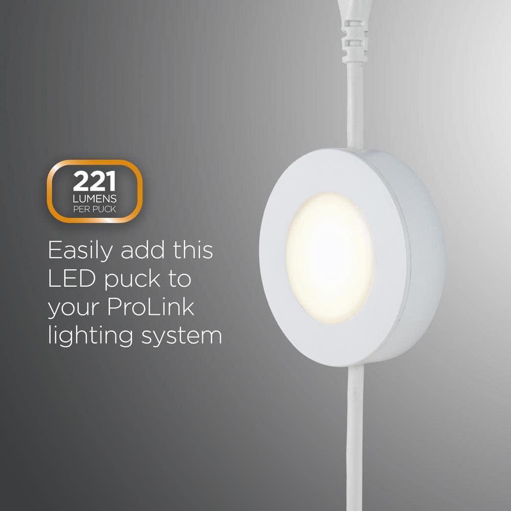 ULTRA PROGRADE 3.50" 663 lm LED Under-Cabinet Lights, 3000K 4000K 5000K (3 Count)