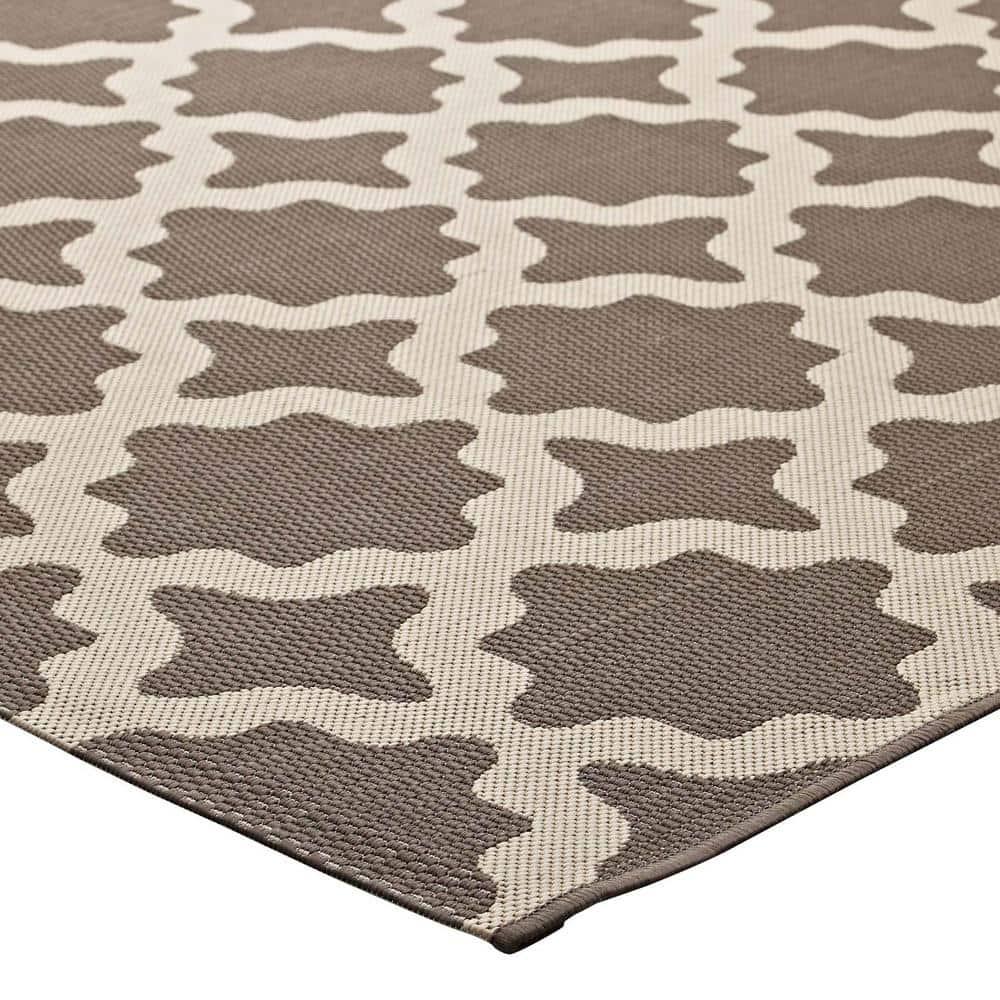 Modway Cerelia Moroccan Trellis Indoor and Outdoor Area Rug