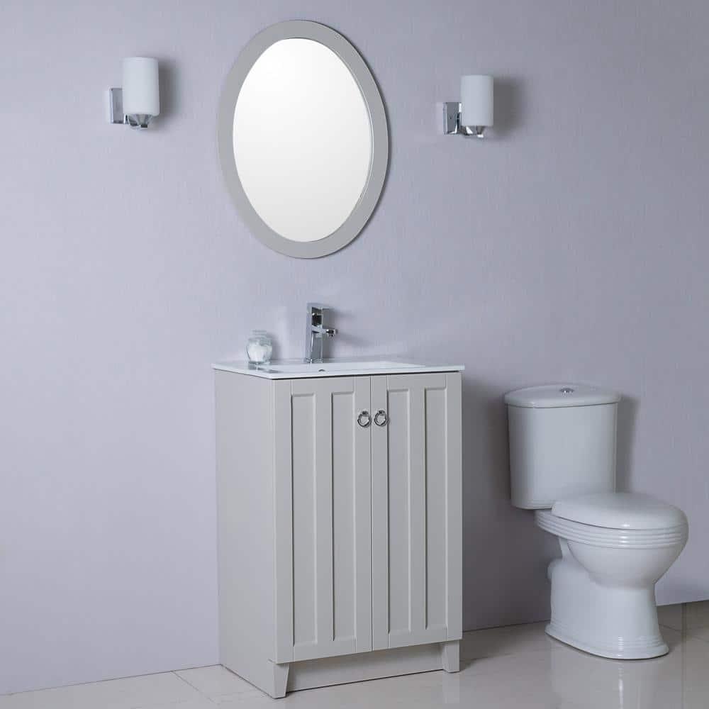 Bellaterra Home Oval Wall Mirror