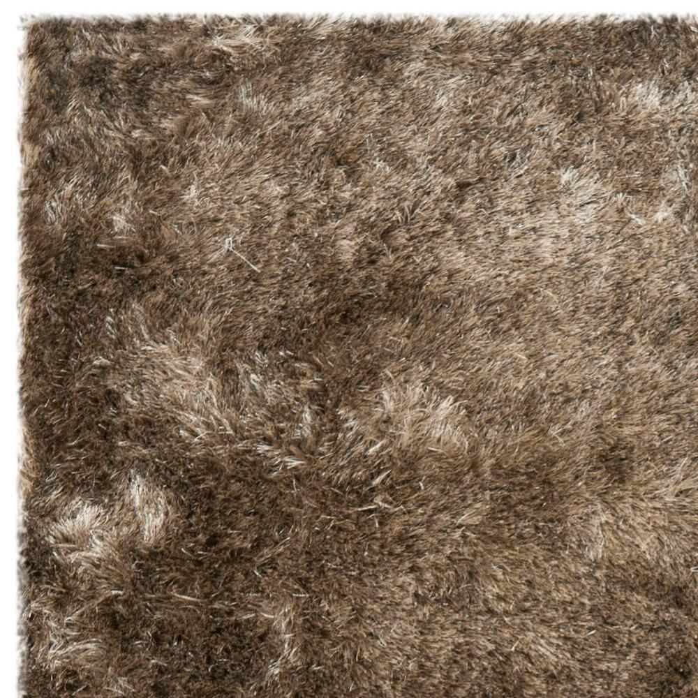 Paris Shag SG511 Hand Tufted Indoor Area Rug - Sable - 5'x7' - Safavieh