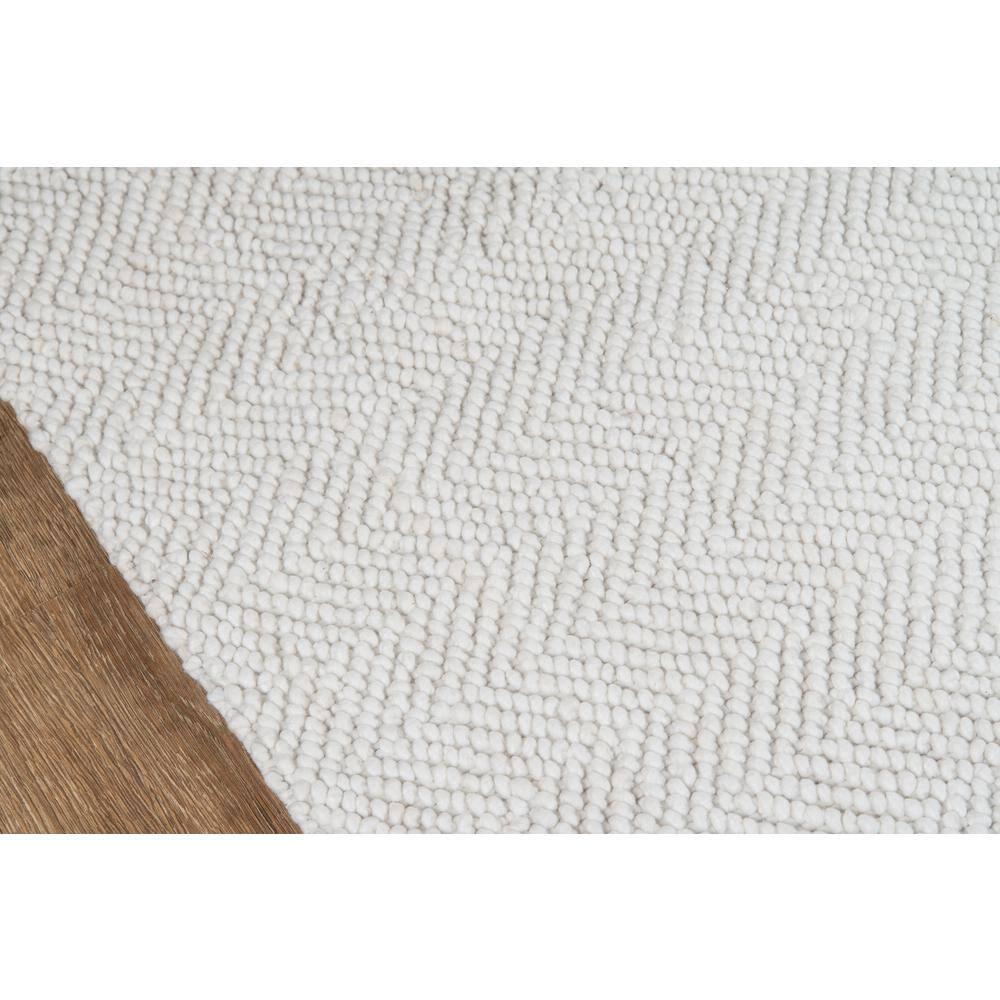 5'X8' Solid Woven Area Rug Ivory - Erin Gates By Momeni: Modern Low Pile Handmade Rectangle, Indoor Use, Spot Clean