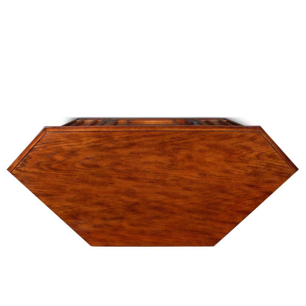 Leick Furniture Mission 46" Corner TV Stand in an Oak Finish