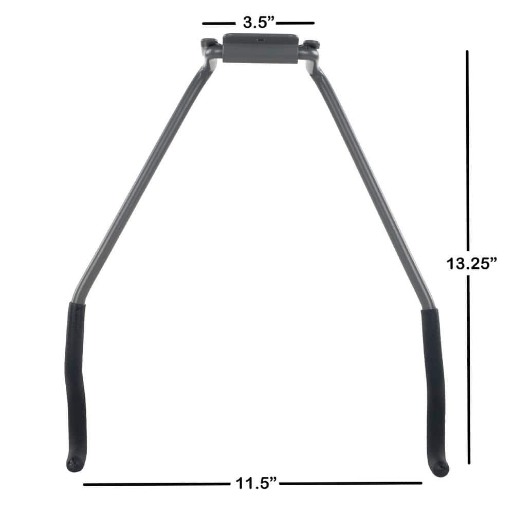 Pentagon Tool Rad Sportz Flip Up Bike Rack with 50lb Capacity for Mountain, Road, Kids Bikes - Bike Wall Mount M220012