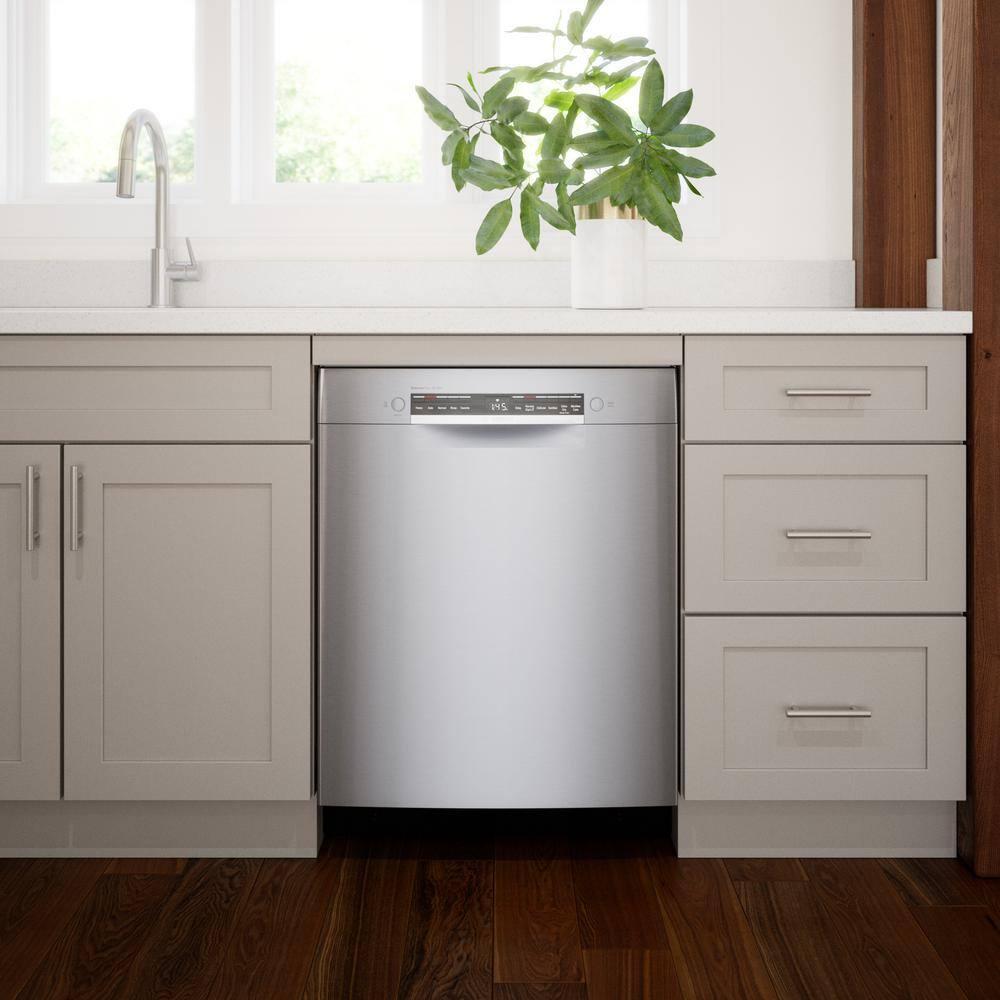 Bosch SGE53C55UC 300 Series 24" ADA Front Control Smart Built-In Dishwasher with Home Connect and 46 Dba