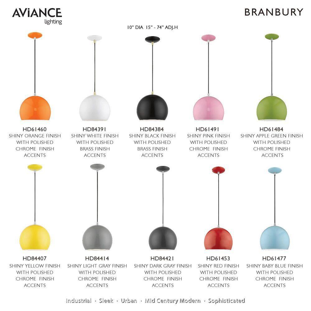Schultz Single Light Metal Dimmable Pendant