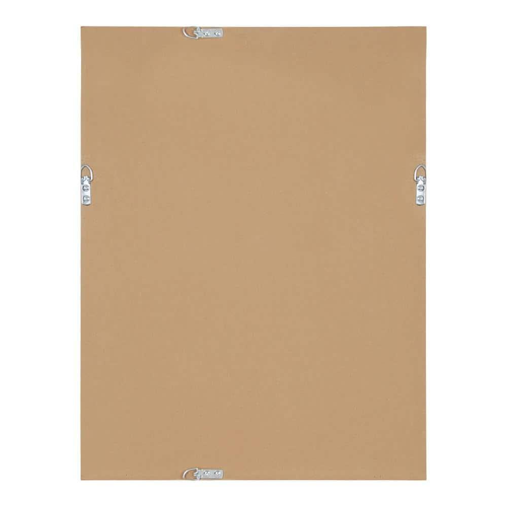 18"x24" Reyna Rectangle Wall Mirror Black - Kate & Laurel All Things Decor: Modern Style, No Assembly Required, Includes Hardware