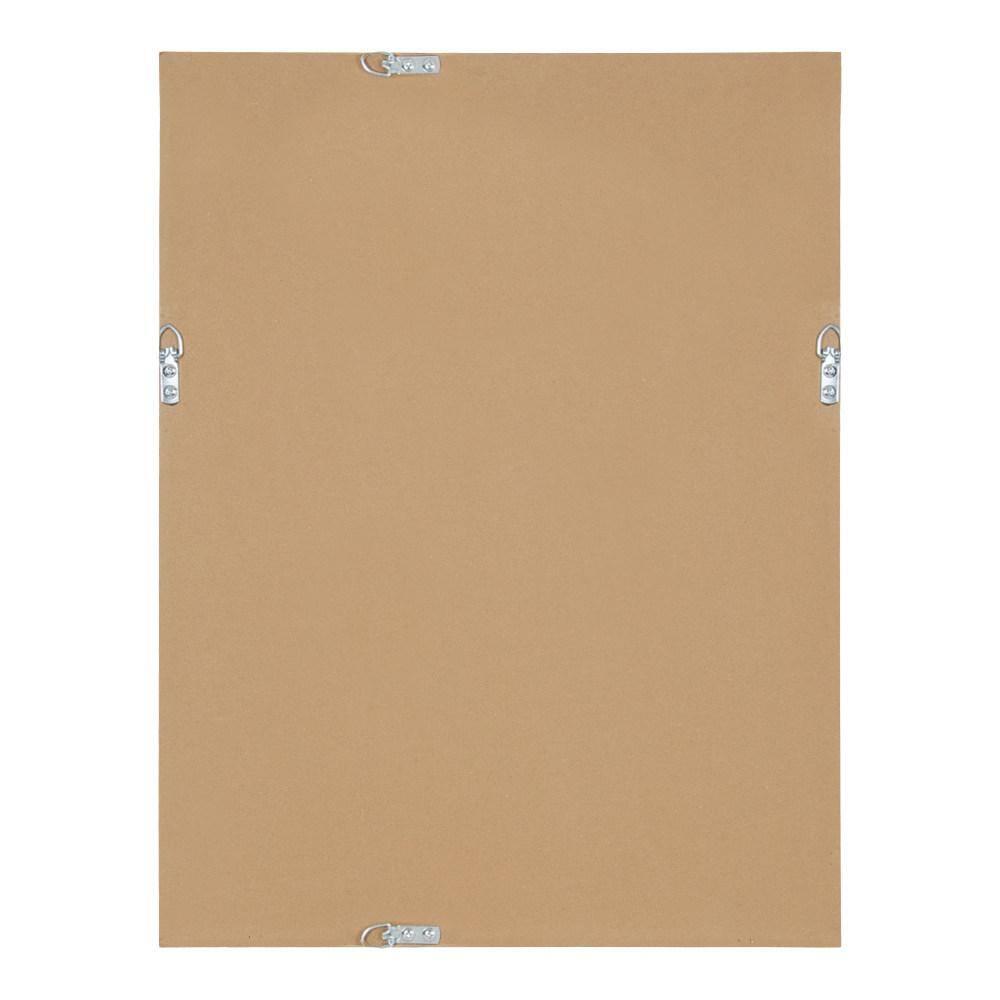 18"x24" Reyna Rectangle Wall Mirror Black - Kate & Laurel All Things Decor: Modern Style, No Assembly Required, Includes Hardware