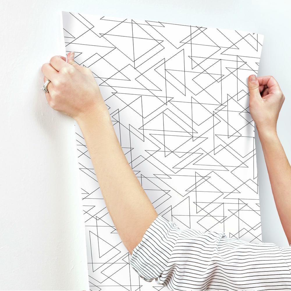 Peel & Stick Geometric Wallpaper