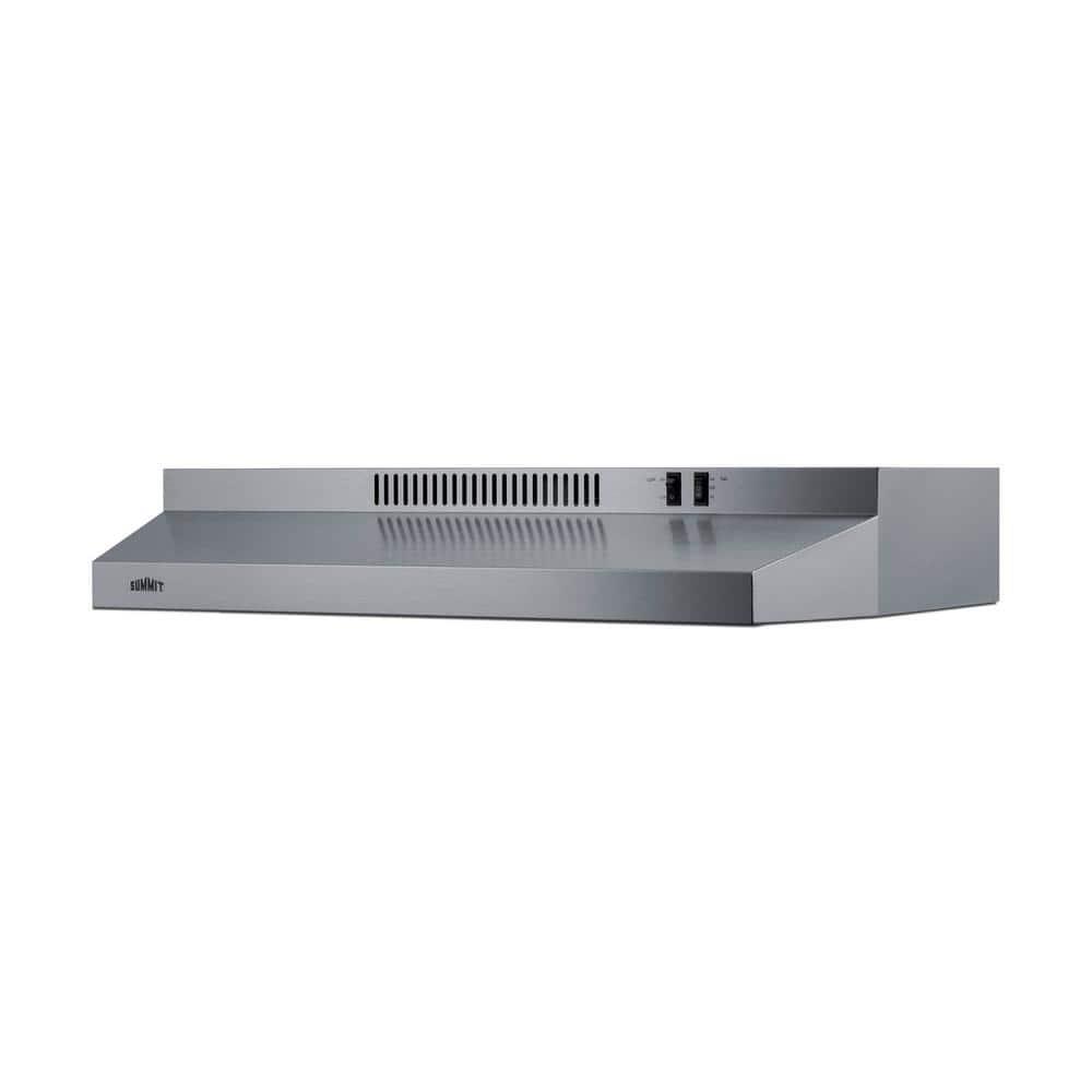 24" and #0# 140 CFM Convertible Under Cabinet Range Hood in Gray