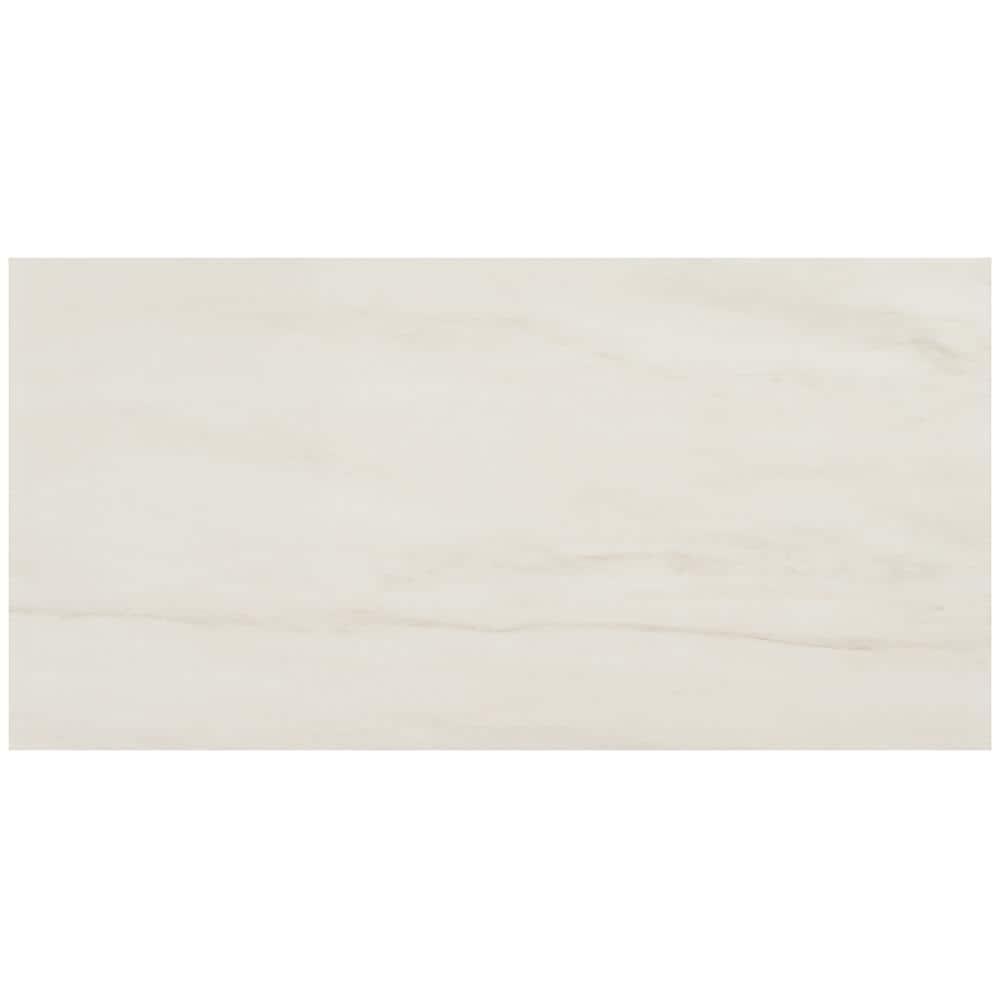 Bond Tile 12" x 24" Polished Marble Look Porcelain Floor and Wall Tile