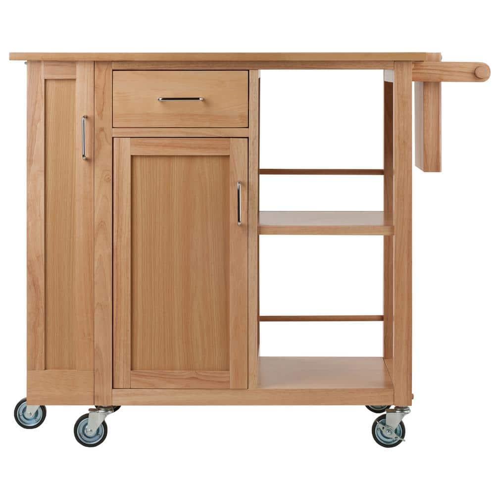 Skyline Decor Douglas 35.63'' H x 42.52'' W Utility Cart with Wheels