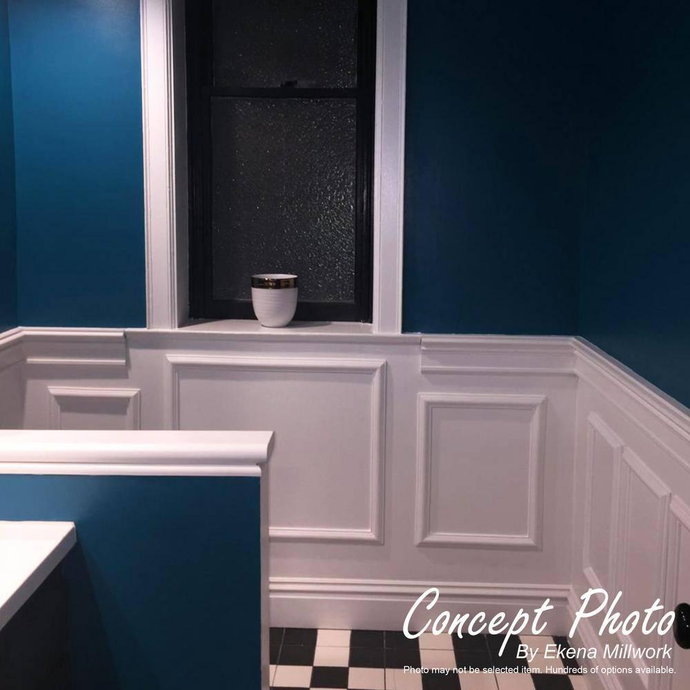 Ekena Millwork Endurathane Hillsborough Window & Door Casing, 2 5/8"H x 5/8"P x 94 1/2"L, Factory Primed