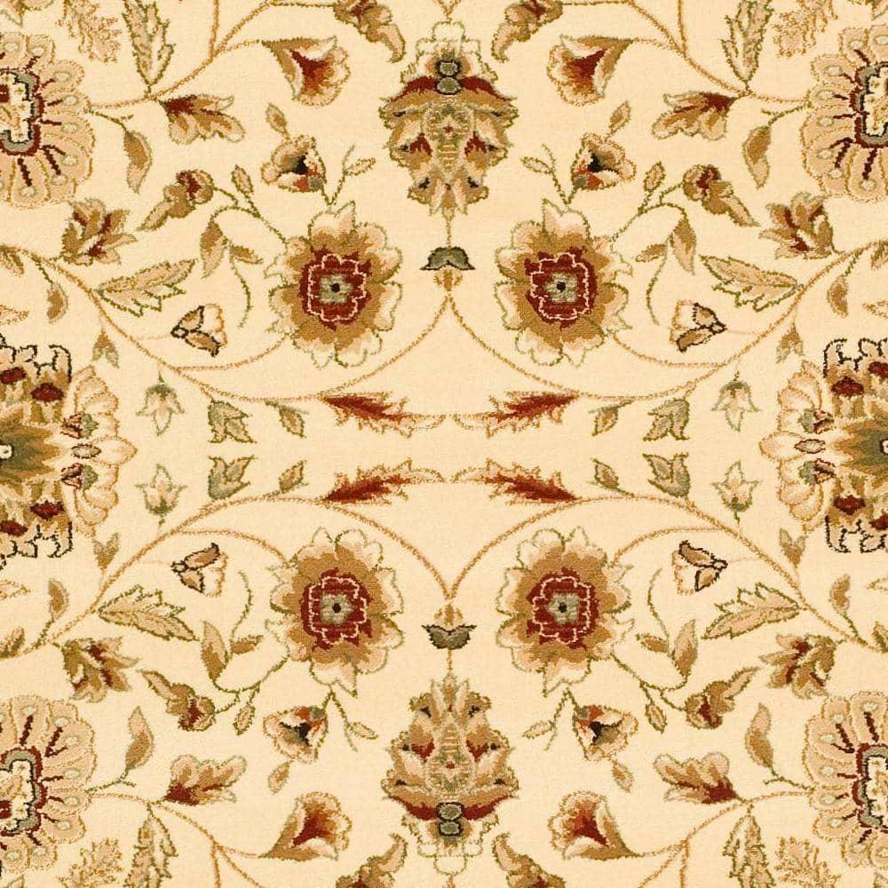 Lyndhurst LNH215 Power Loomed Area Rug - Ivory/Red - 5'3"x7'6" - Safavieh.