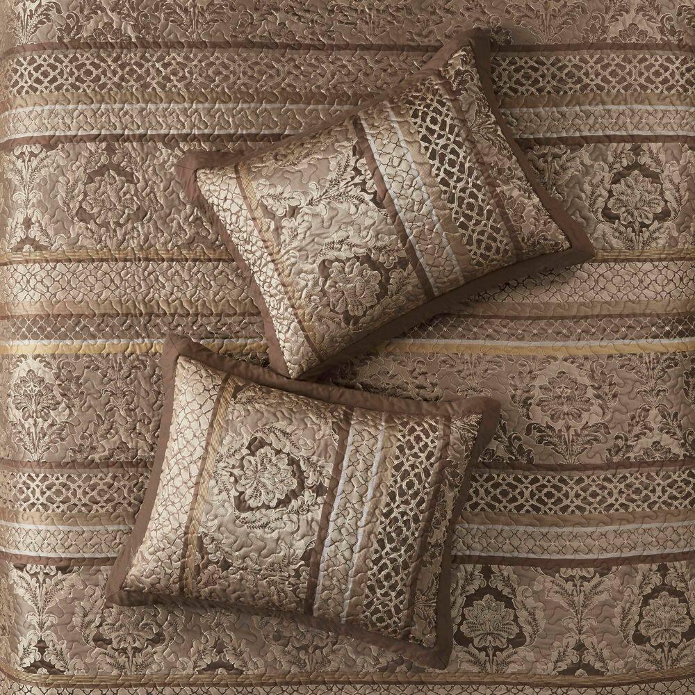 Madison Park Bellagio 5 Piece Reversible Jacquared Coverlet Set