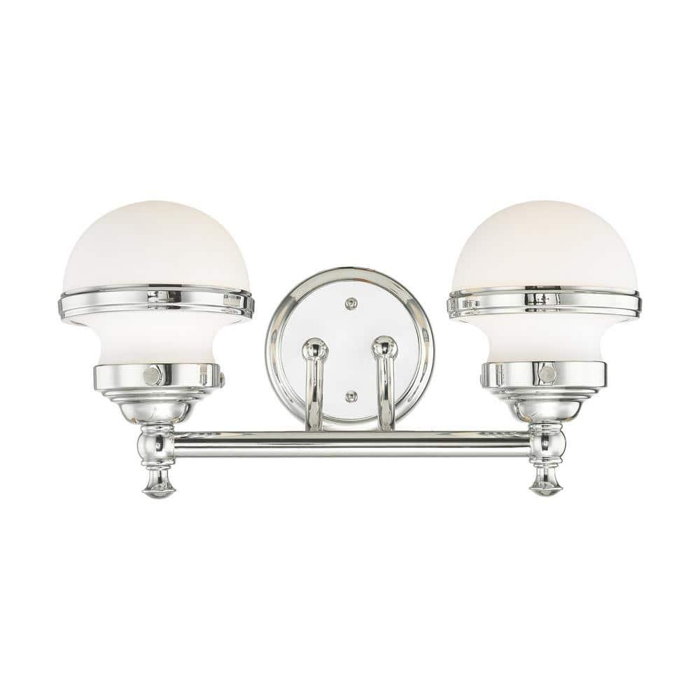 Livex Lighting Oldwick 2 - Light Vanity in  Polished Chrome